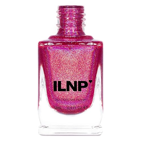 Miniatura 185 de ILNP Madison Ave Esmalte de uñas holográfico metálico rosa antiguo