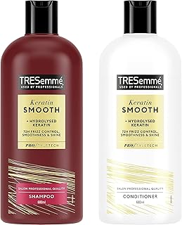 Tresemme Keratin Smooth shampoo and conditioner 680ml each with a Tilly's and Teddy's branded hair scrunchie