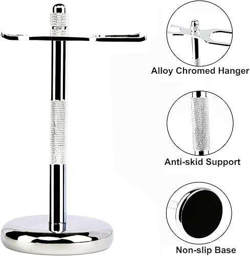 Miniatura 2 de Soporte de doble cara para maquinilla de afeitar y cepillo de afeitar de alta calidad