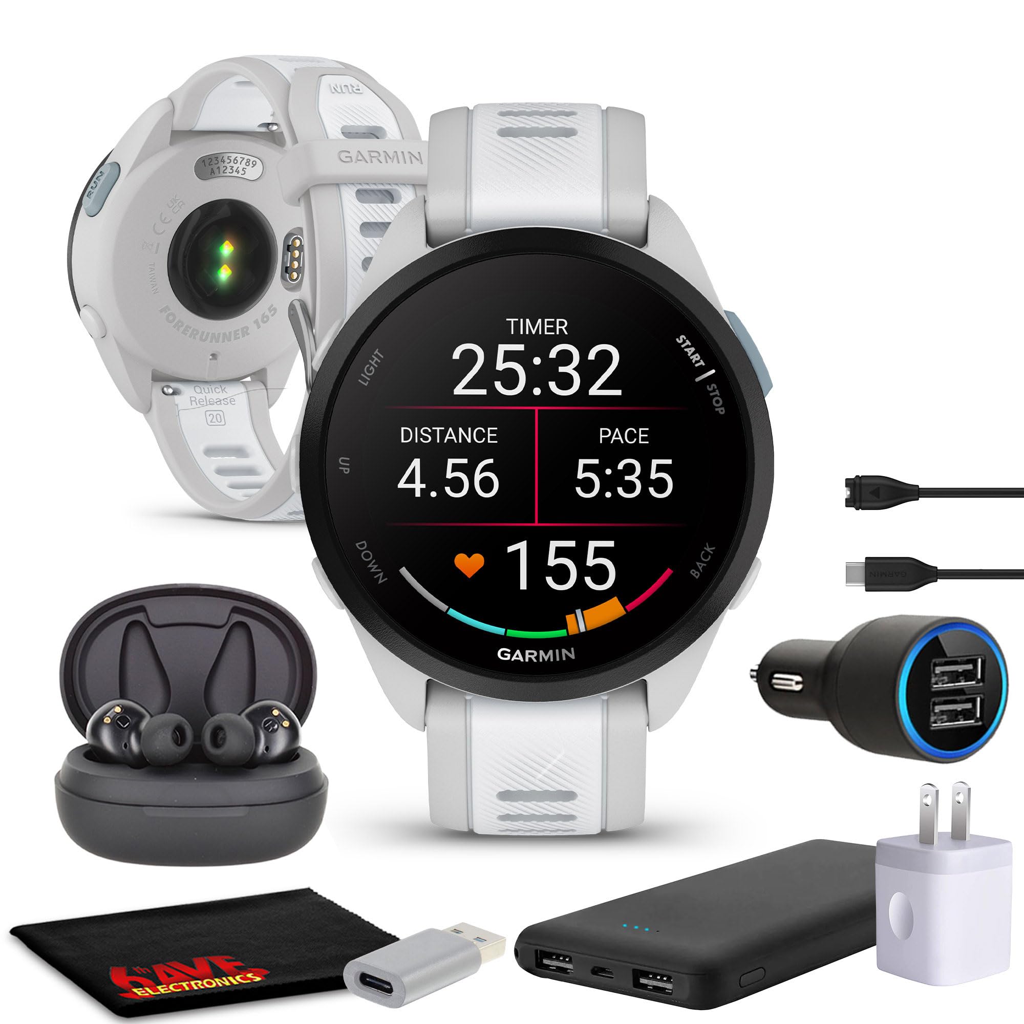 Amazon.com: Garmin Forerunner 165 GPS Running Smartwatch