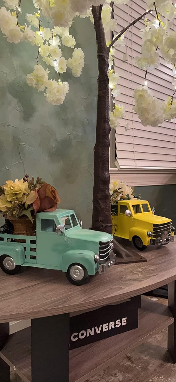 Zeeskyone Metal Truck Decor,Farmhouse Truck Planter,DIY Home Decor & Seasonal Decor– Mint Green by Zeeskyone - Image 7