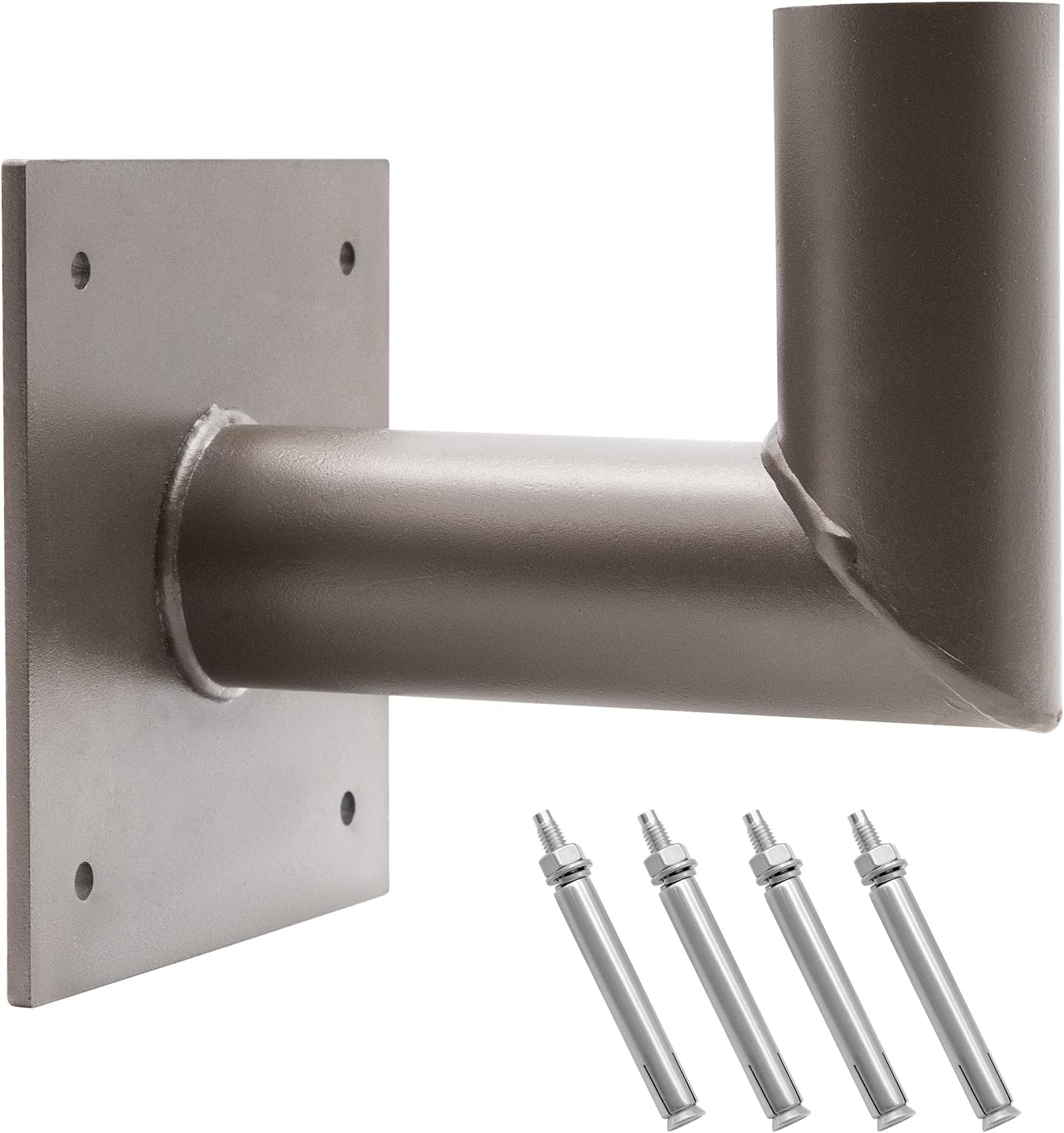 Wall Mount Bracket Accessories 90 Degree, Tenon Adapter for Wall Bracket with Slip Fitter Mount(2 3/8inch)