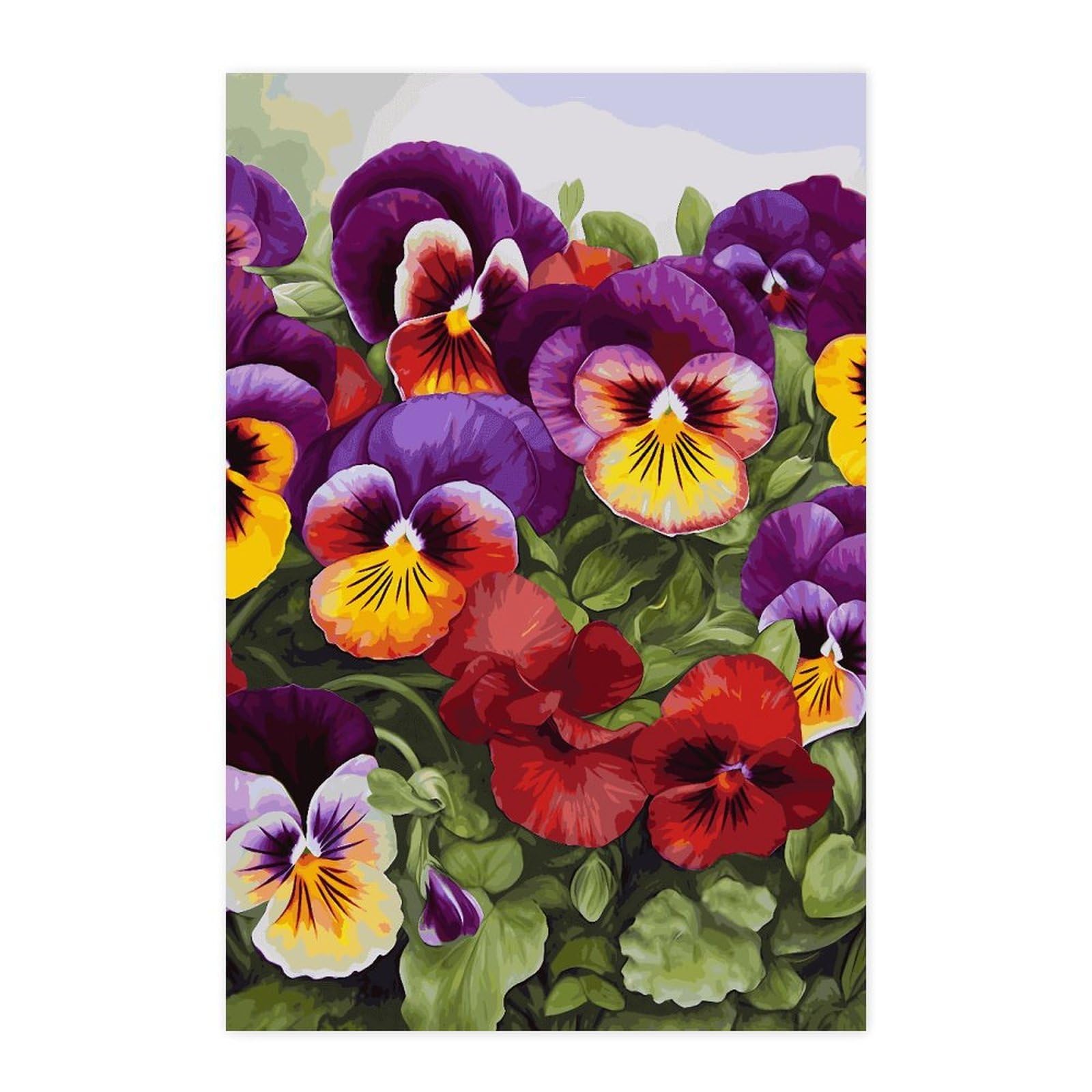 Poster autocollant mural Pensée Perfection pour chambre et bureau