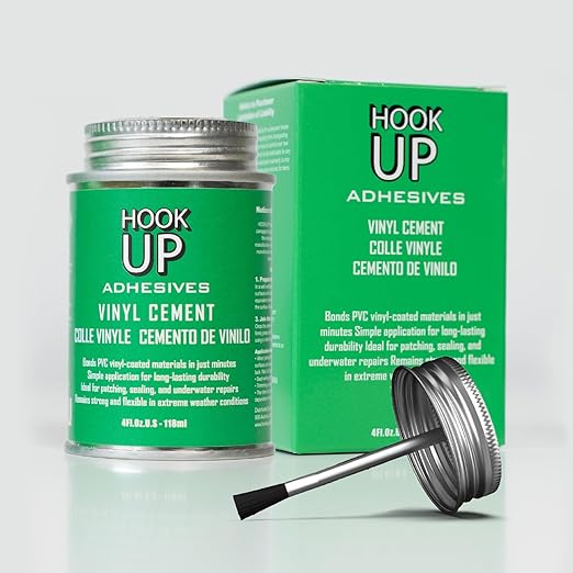 HOOK UP Pegamento para Vinil Contact Cement 4oz Impermeable miniatura 5