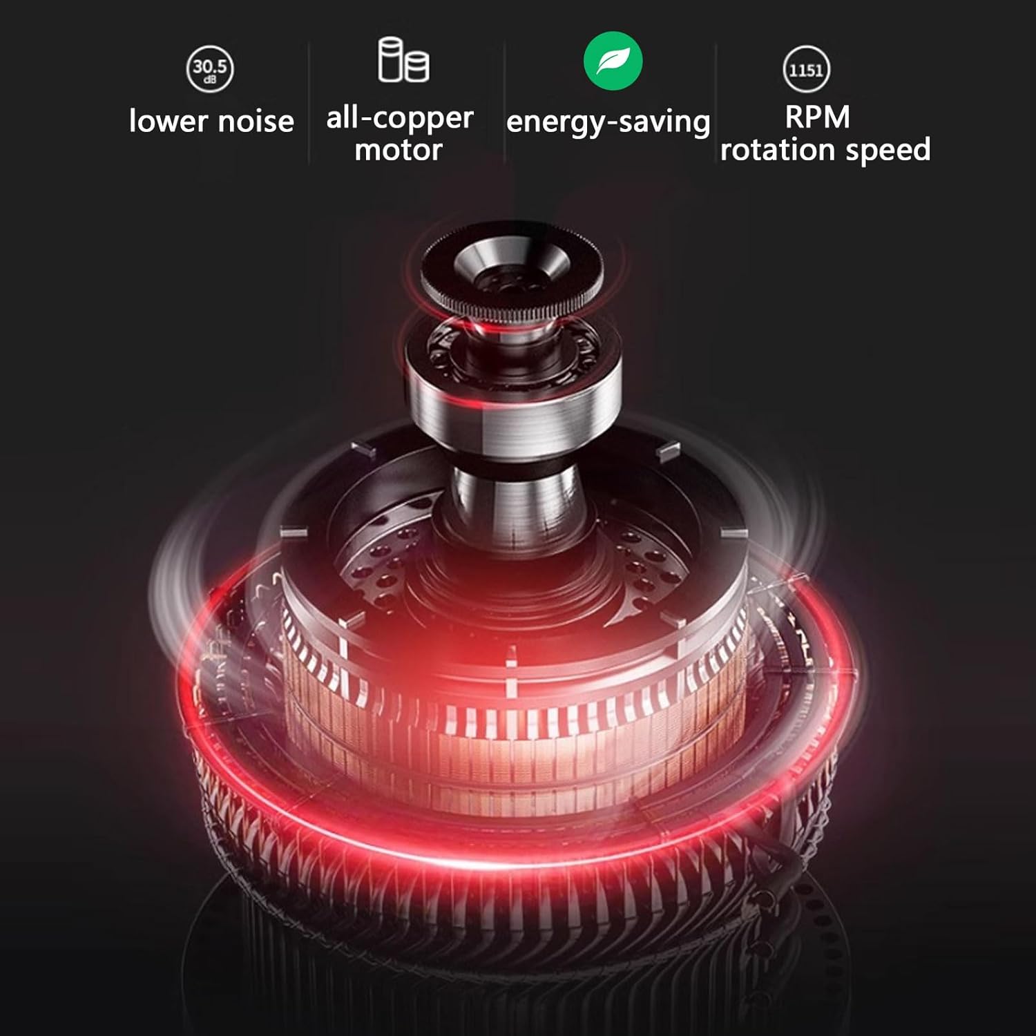 Simple Ceiling Fans With Remote Control 6 Speeds Ceiling Fan No Light Modern Indoor Quiet Ceiling Fan Without Lights 3 ABS Blades For Bedroom Living Room Dining Room Patio