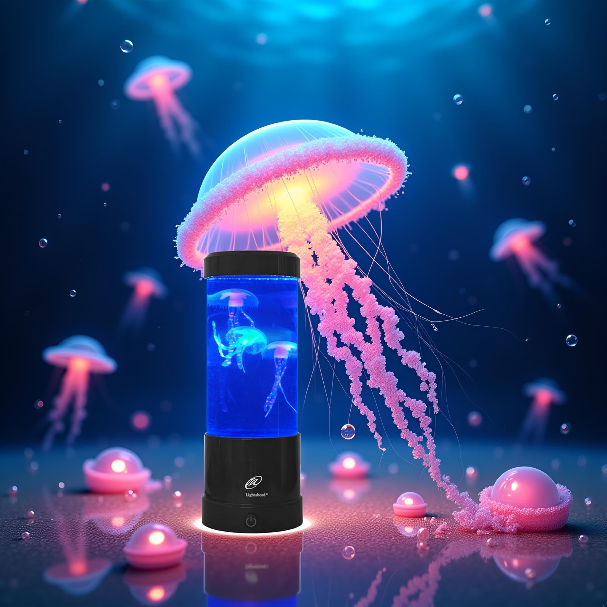 Amazon.com: Lightahead Mini LED Round Jellyfish Sensory Aquarium