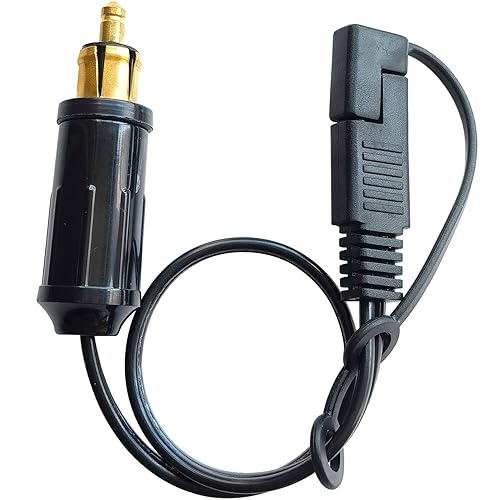 Conector de enchufe SAE a DIN, adaptador de cable de extensión para motocicleta - 18AWG