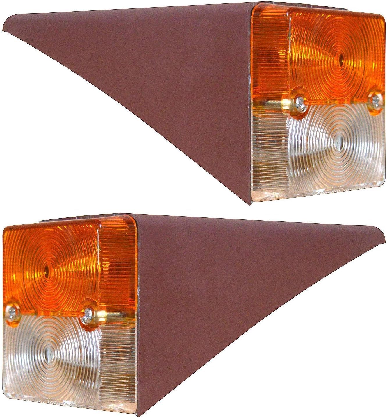 Front side indicator set with metal intermediate light and 12V lamp suitable for IHC Mc Cormick 323 423 353 453 D323