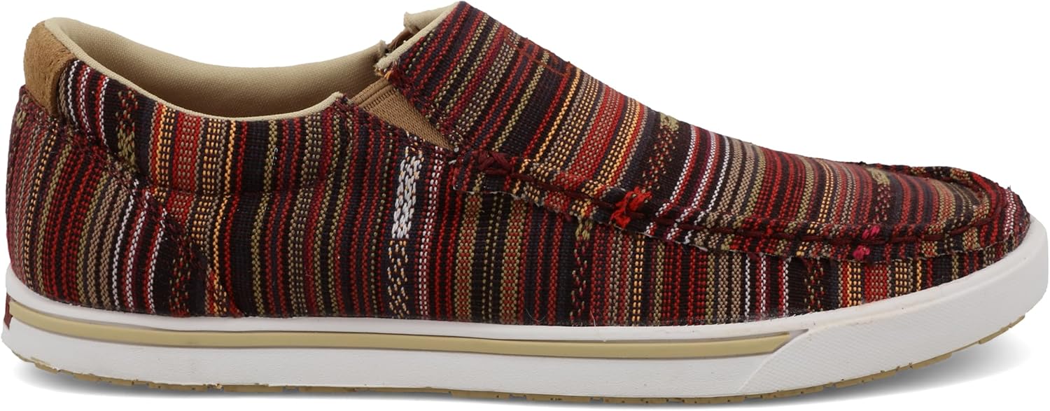 Twisted X Women's Slip-On Kicks, Moc Toe, Merlot Multi, 5.5 M - Image 4