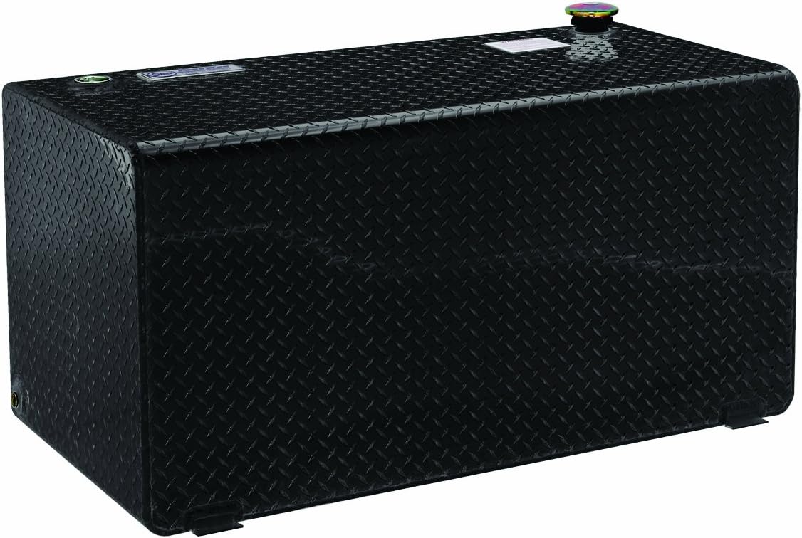 Dee Zee DZ91753B Short Rectangle Transfer Tank - Black Aluminum