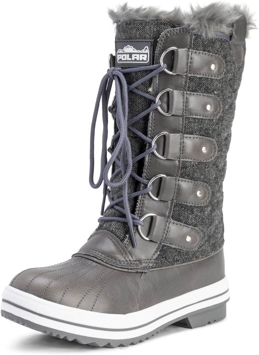 POLAR Womens Snow Boot - Waterproof Warm Comfort