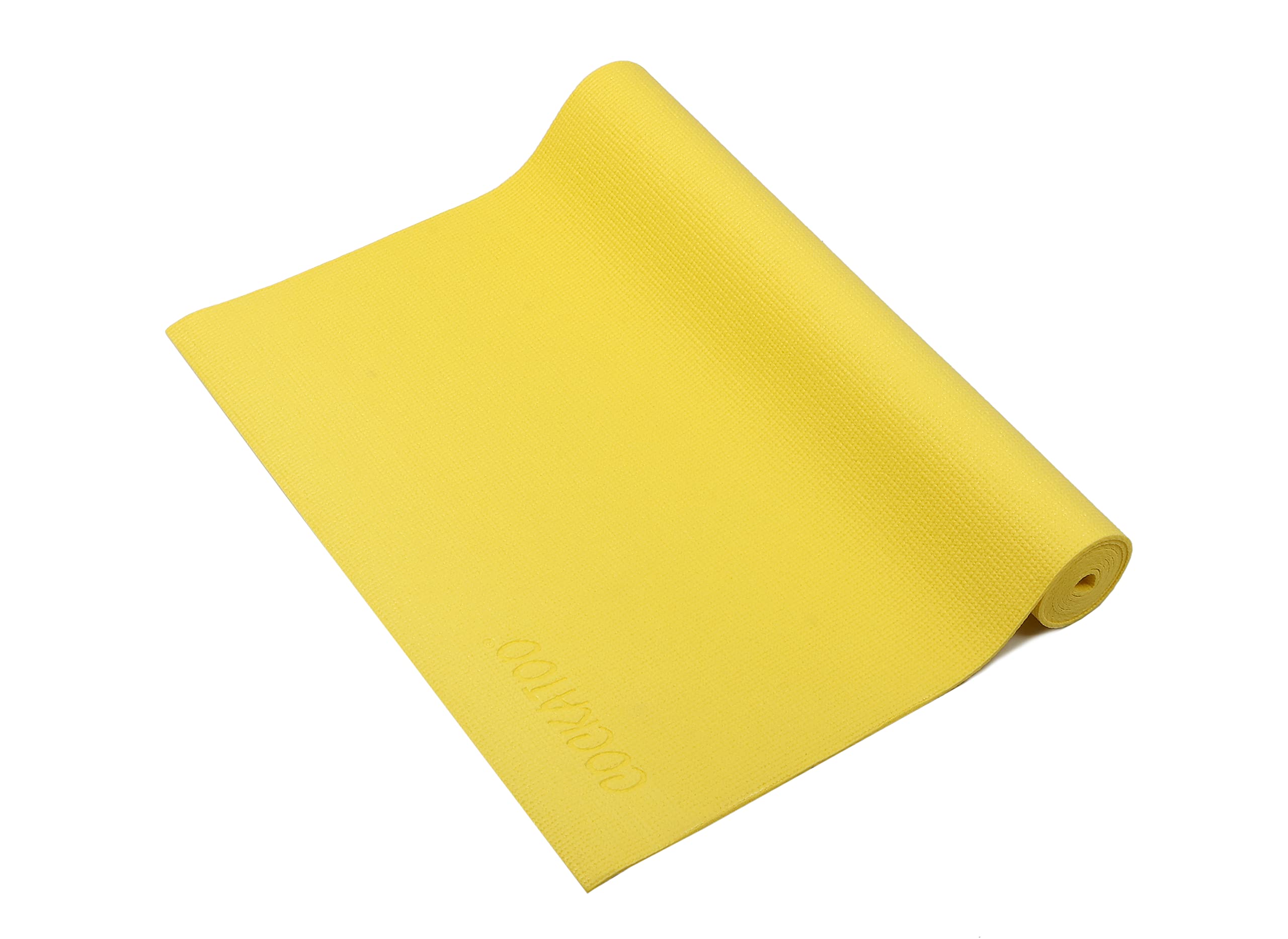 Cockatoo Premium Yoga Mat, Material PVC, (6 Month Warranty On Damage) (4 mm, Yellow) (B097DTN3K7) Amazon Price History, Amazon Price Tracker