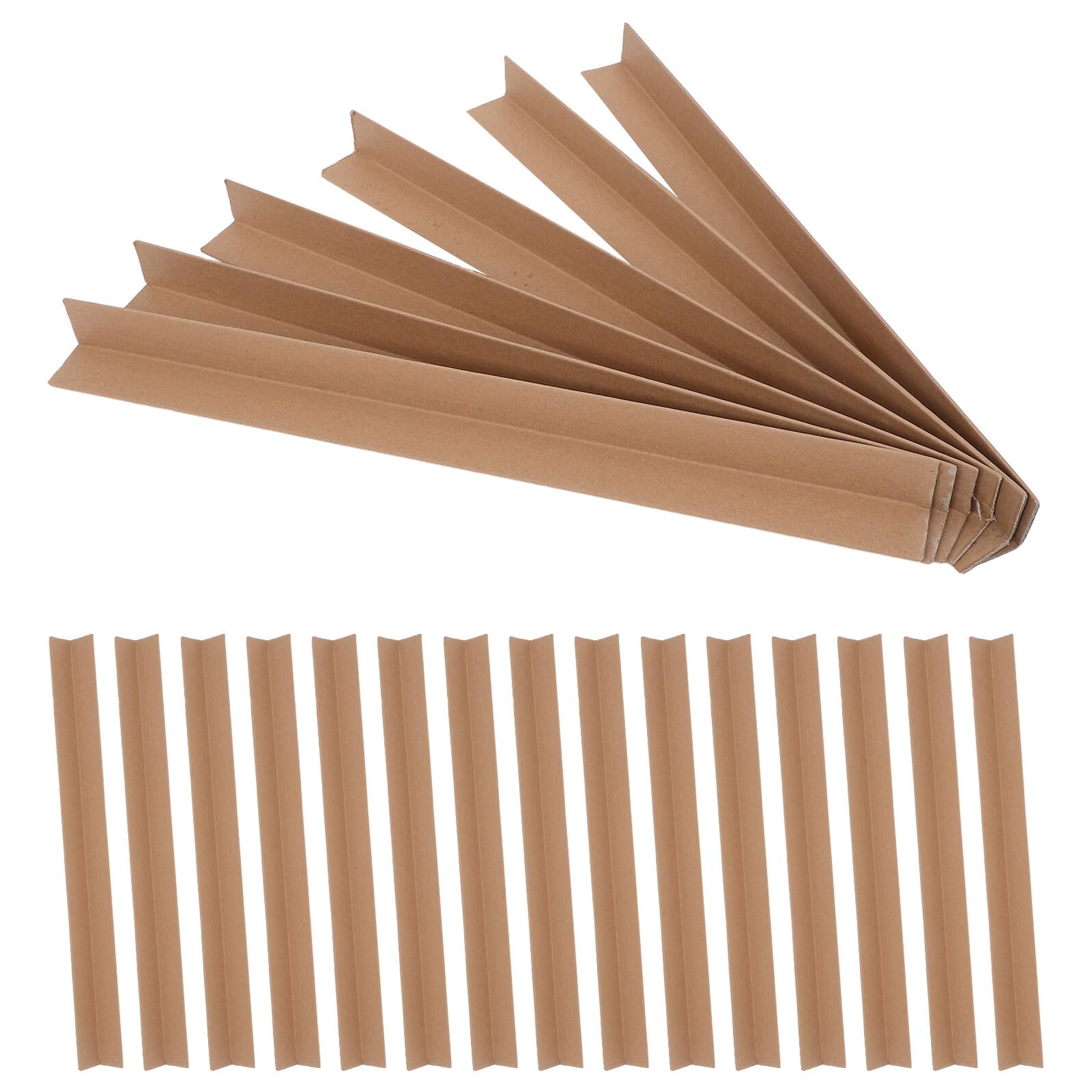 VALICLUD Protections D'angle en Papier 20 Pièces Résistantes à L'usure pour Cartons Adaptées pour Emballage et Expédition de Colis
