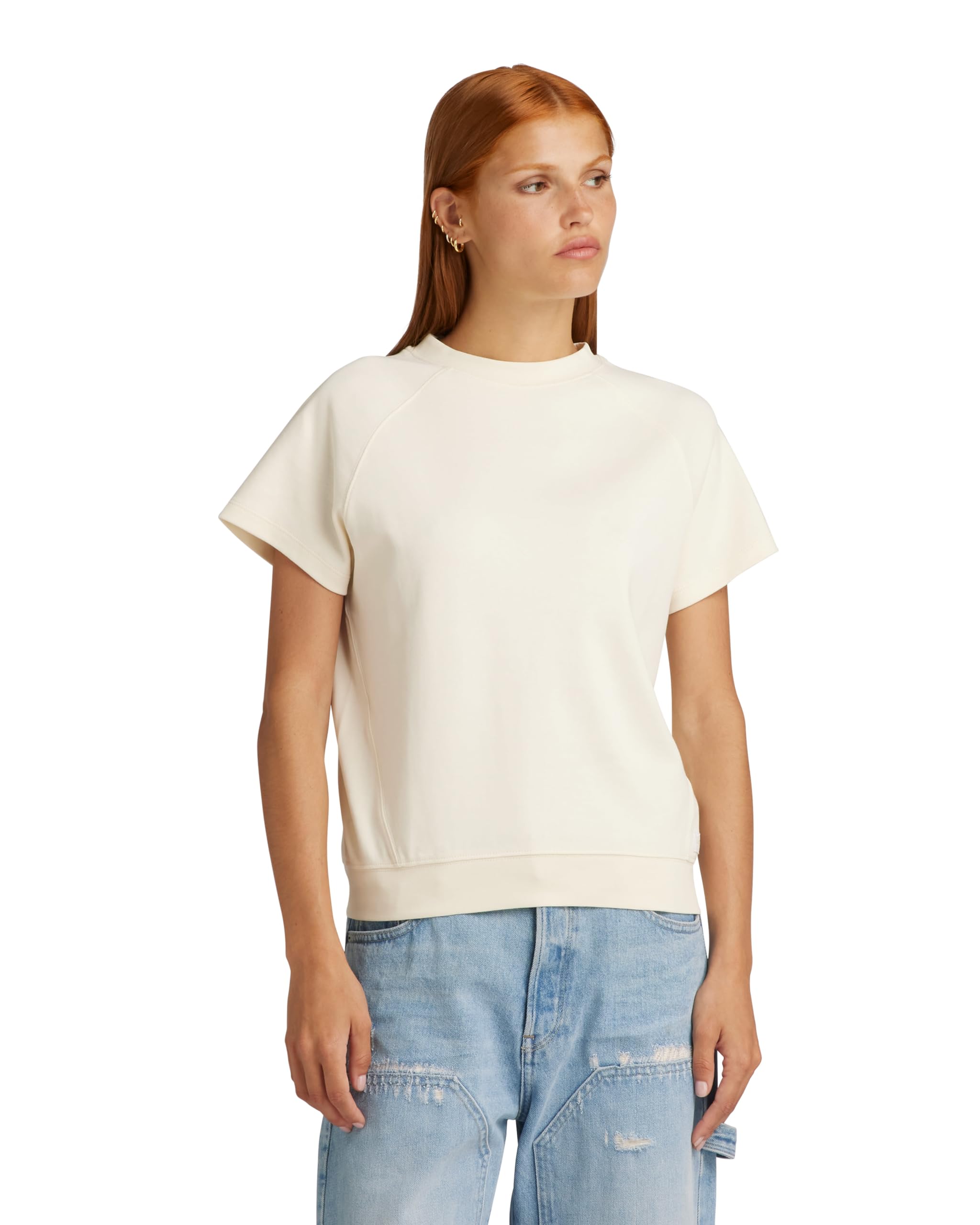 G-Star RAW Damen Raglan Top, Beige (Antique White D24512-C812-G286), XXL