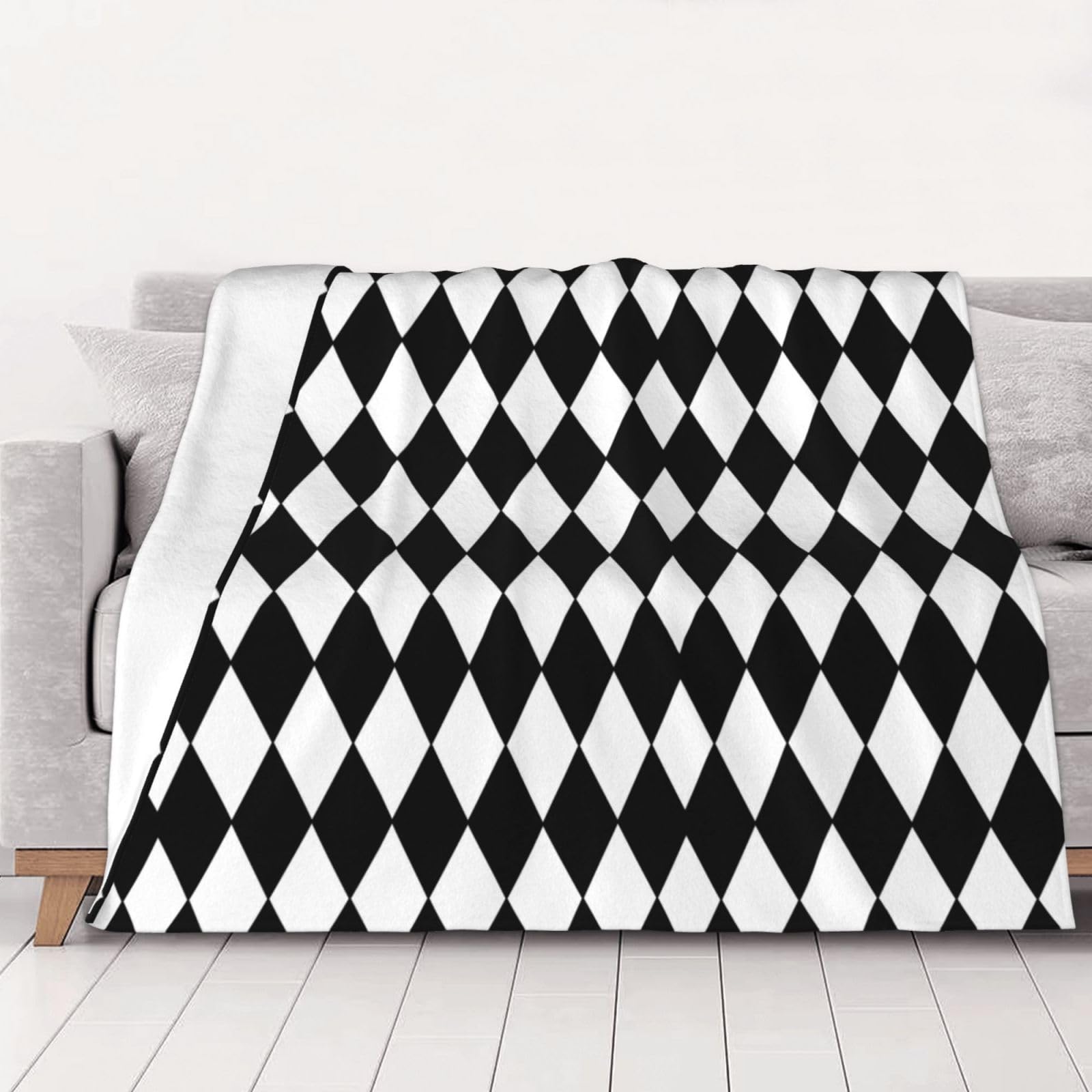 Harlequin Print Blanket Bed Blanket Soft Lightweight Throws Warm Blankets Home Decor 50"x40"