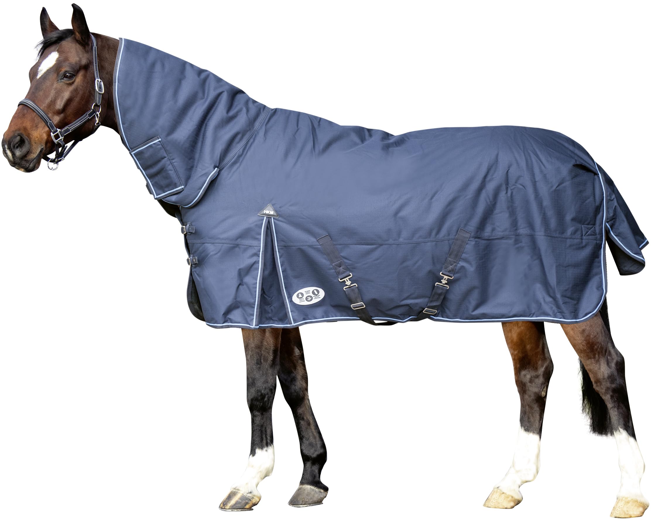 HKM Champion Combo Winter Pferdedecken Dunkelblau 100