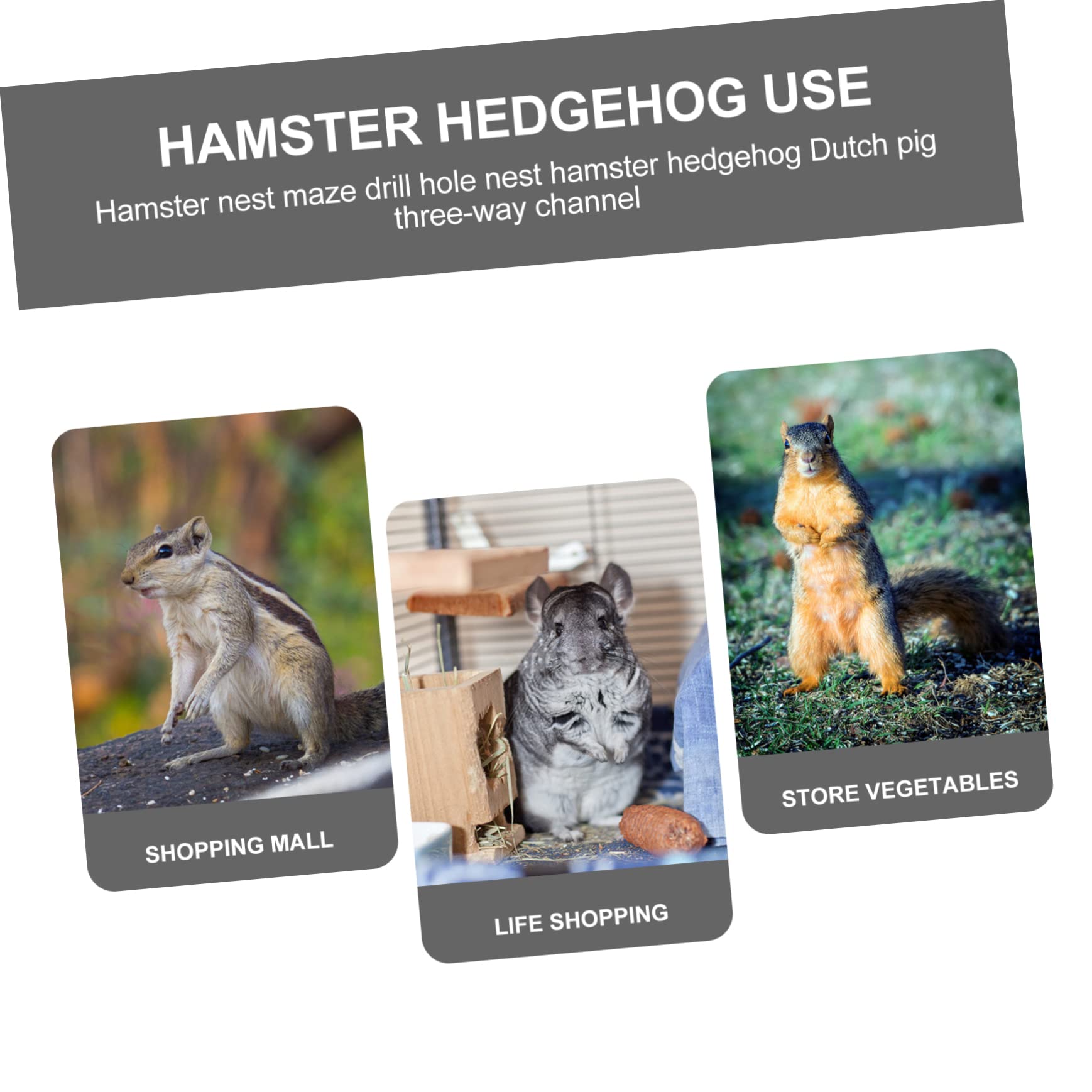 Angoily 3pièces Nid De Sommeil pour Hamster Peluche Tunnels De Jeu Confortables pour Petits Animaux Maison Hiver Douillette pour Hamsters Souris Et Gerbilles Accessoire pour Voyage Et