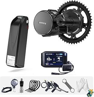 BAFANG eBike Conversion Kit Mid Drive Motor Kit 750W 48V with 20Ah Battery for Mountain Road Commute Bike, Mid Engine BBS02B Pedelec DIY Electric Bike Converter for Adults, B750C Display, BB68mm