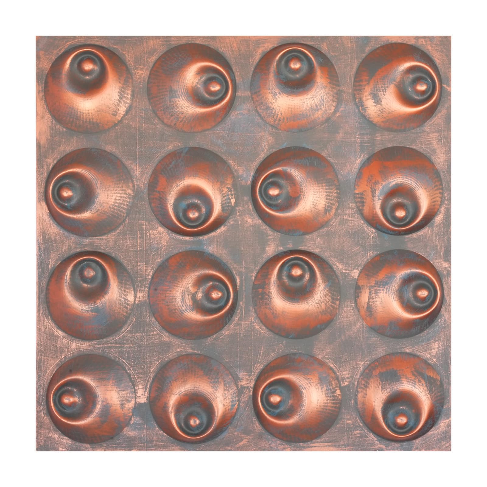 Paneles de PVC de cobre rústico para revestir techos de cafeterías y clubes con encanto