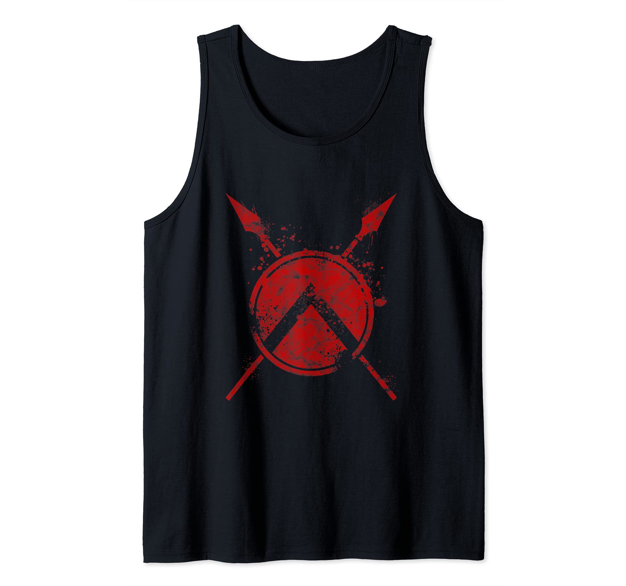 Shield and Spear - Sparta Tank Top, Black