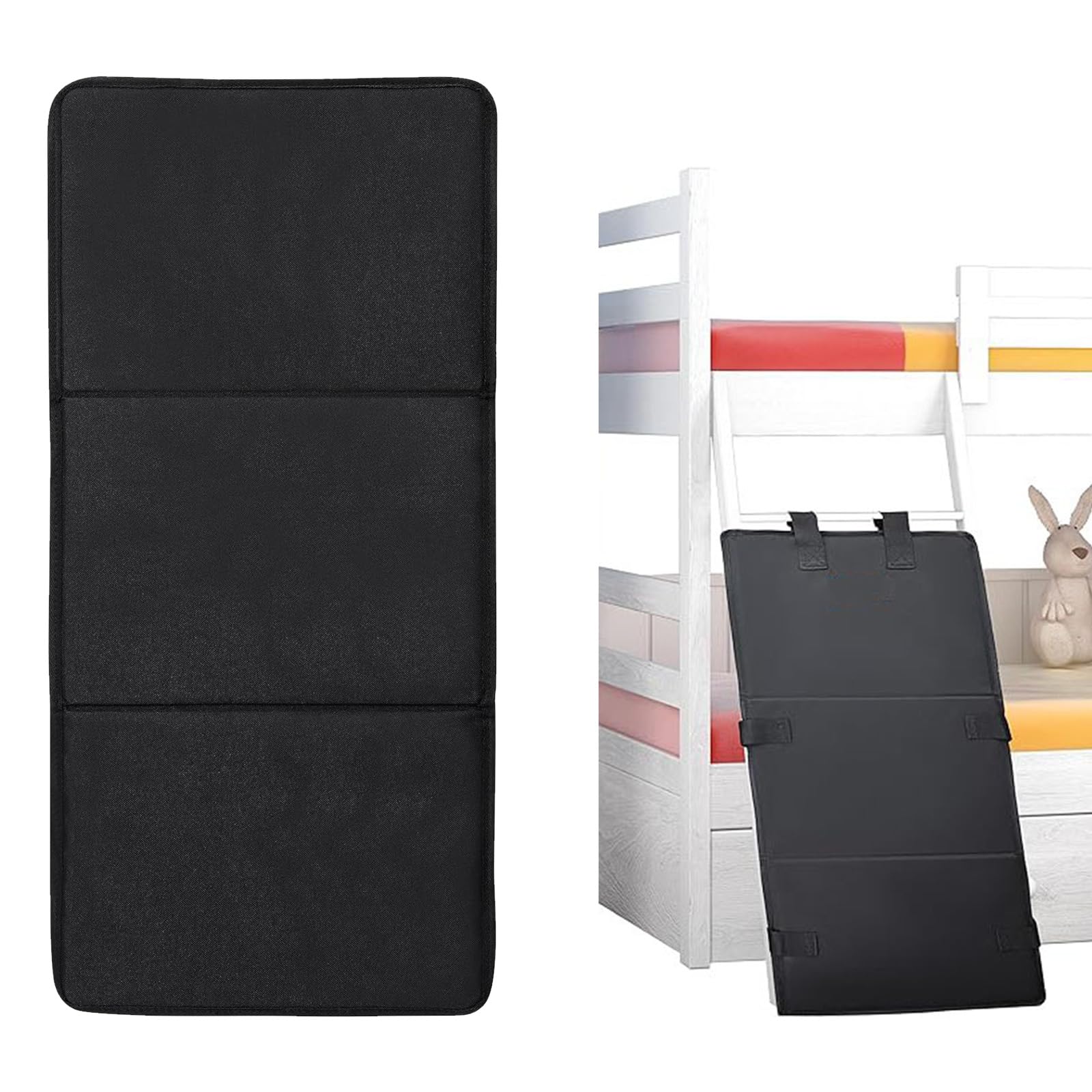 AWSAD Copertura Scala Pieghevole - Impermeabile, 50x174x6.5 Cm, Rosso