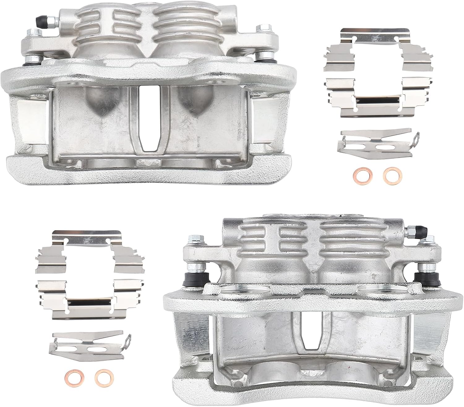 DRIVESTAR 18B4764 18B4765 Rear Brake Calipers for Cadillac Escalade, for Chevy Avalanche 1500/ Silverado 1500/ Suburban 1500/ Tahoe, for GMC Sierra 1500/ Yukon, OE-Quality New Disc Brake Caliper Pair