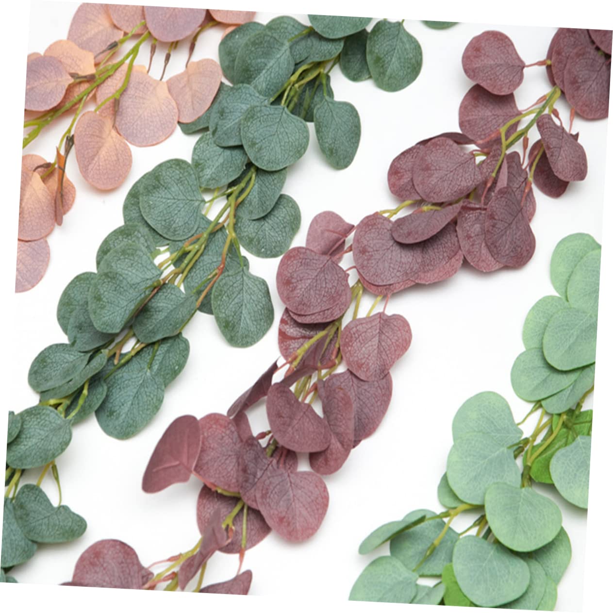 Alipis 3stücke Imitation Eucalyptus Wreath Künstlicher Grüner Blätterkranz Für Tür Und Wanddekoration Für Festlichkeiten Und Fotos Langlebige Kunstpflanze Für Einladendes
