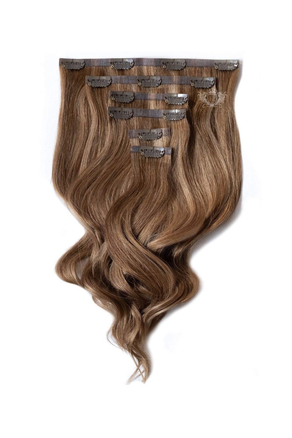 Sunkissed - Elegant 14" Seamless Clip In Human Hair Extensions 120g