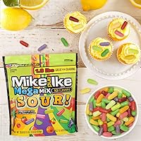 Vista 3 de Mike and Ike, Mega Mix Sour, 28.8 onzas