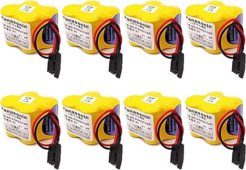Batería BR-23AGCT4A de 6 V para Fanuc A98L-0031-0025, 4400 mAh (conector negro)