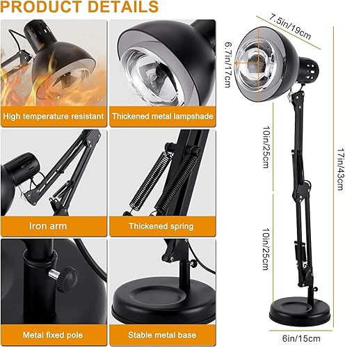 Miniatura 4 de Lámpara de calor de alimentos con bombilla de 250 w para alimentos hogar cocina calefacción lámpara calentador