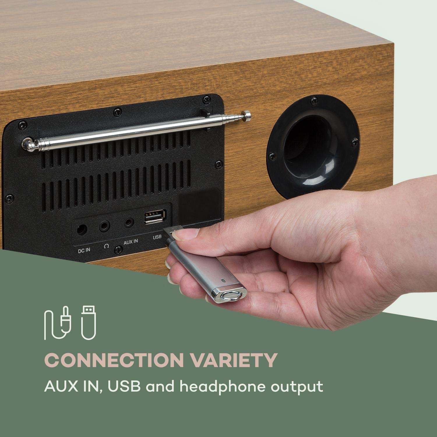 Buy AUNA Silver Star CD Dab Radio, Digital Radio, Dab Radio with