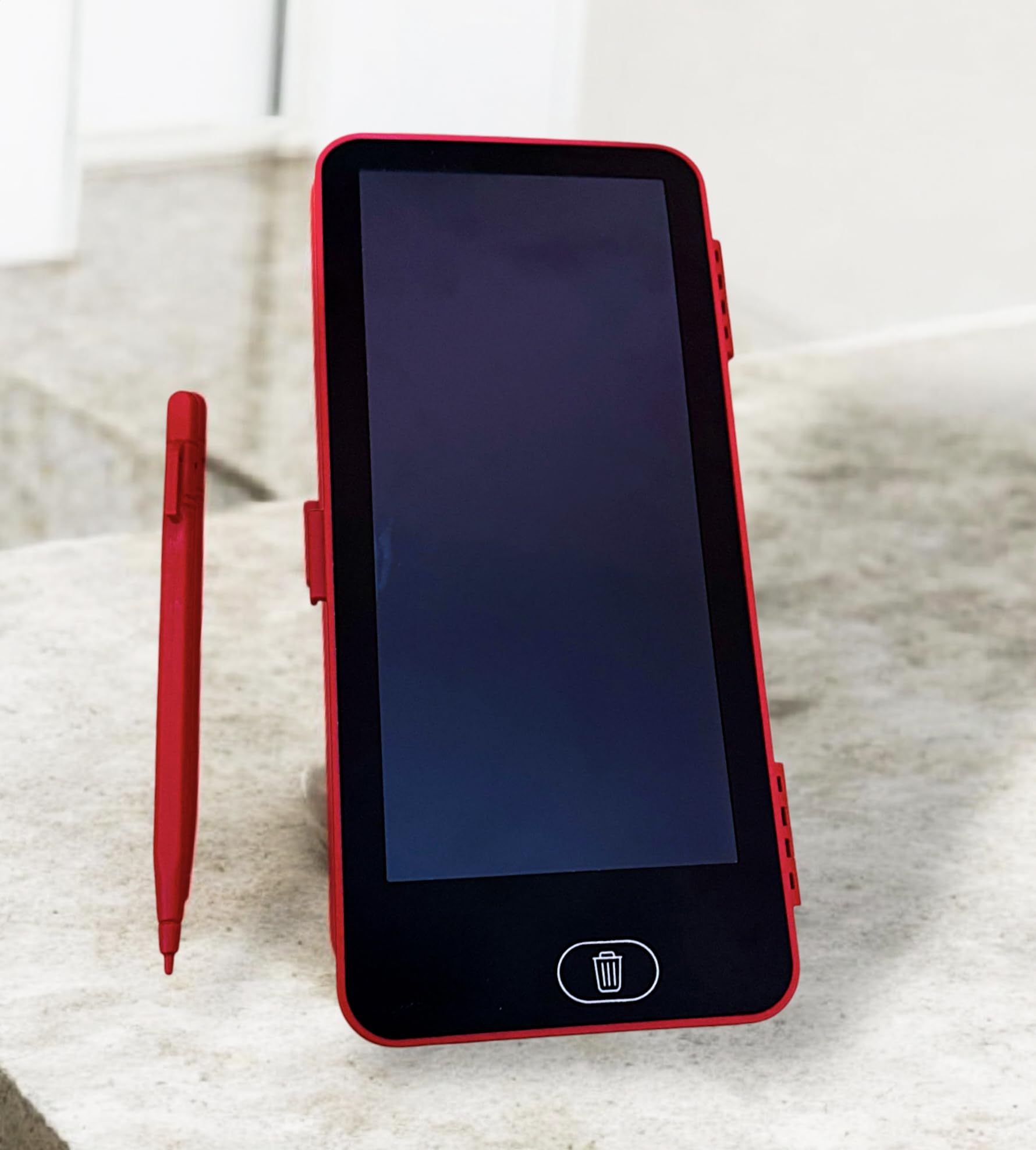 LCD Writing Tablet with Stylus Pen, Red, 8.5 Inch Digital Drawing Pad, Undo Button, Lock Feature-image-48