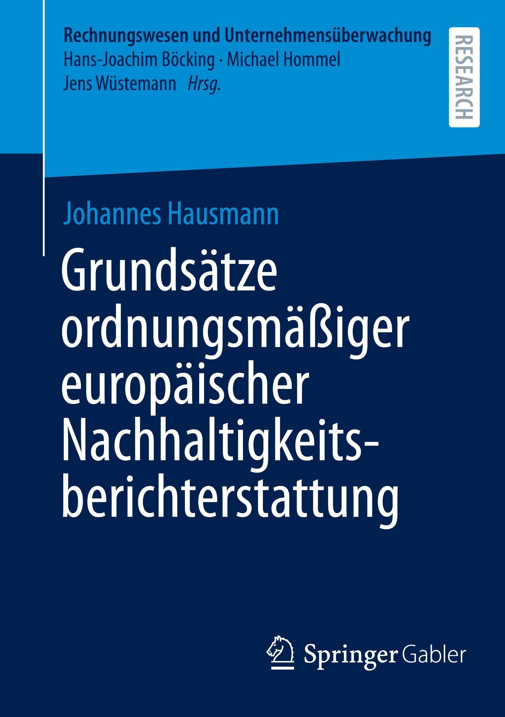 Grundsätze ordnungsmäßiger europäischer Nachhaltigkeitsberichterstattung (Rechnungswesen und Unternehmensüberwachung)