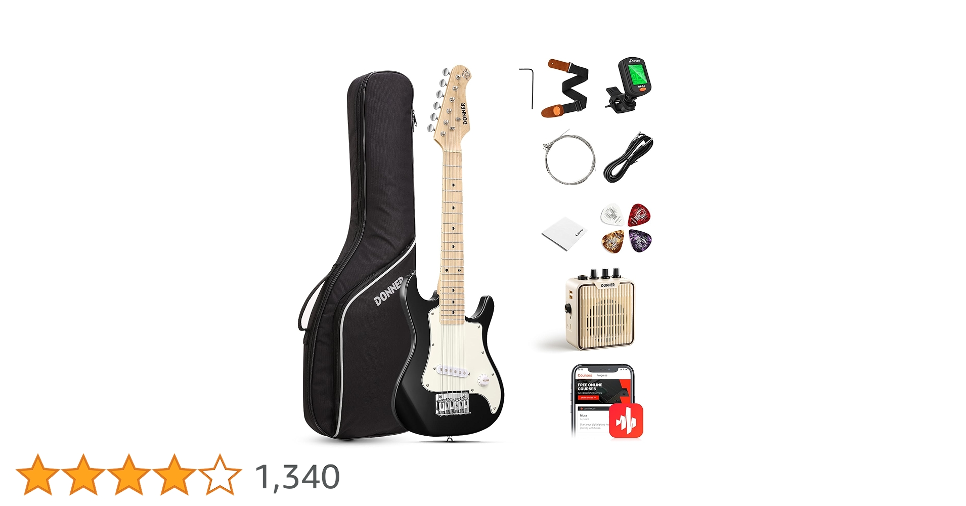 Donner 初心者用　ミニエレキ　エレキギター 71q8l7RoFyL.jpg_BO30,255,255,