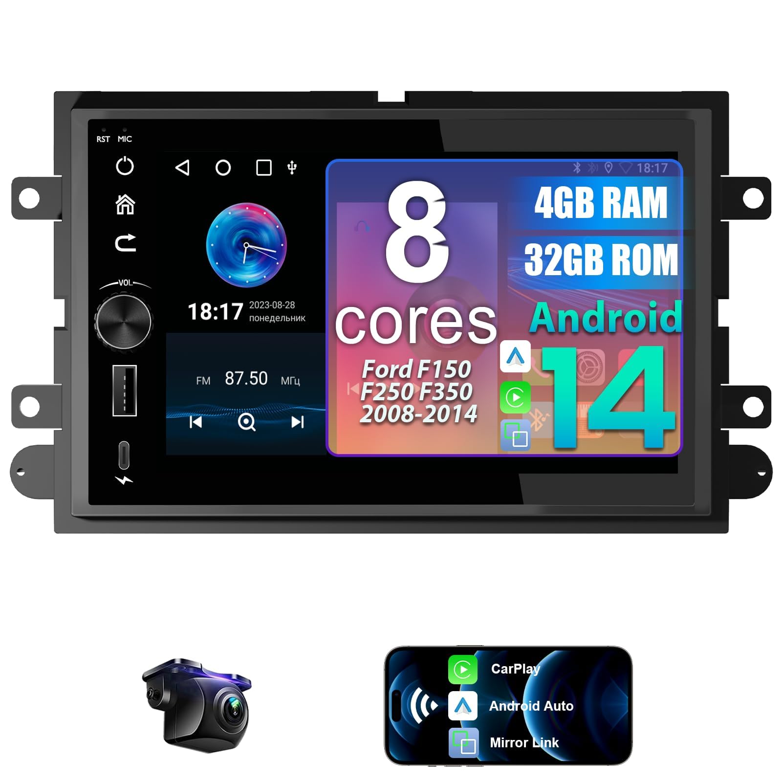 Nunoo 8 Core Car Radio for Ford F150