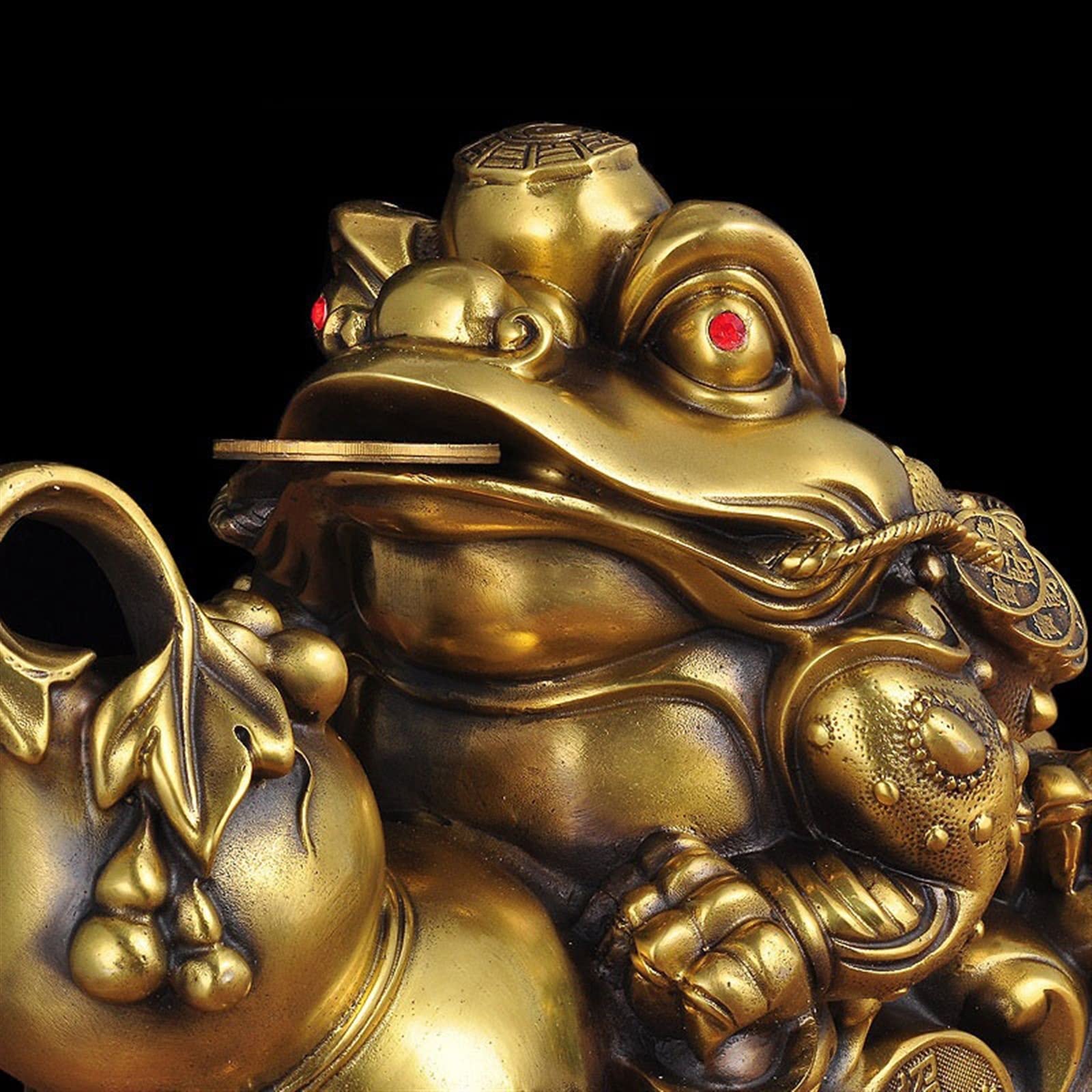 Statue di Buddha Fengshui Rospo Zucca Decorazione Casa Portico Decorazione Scultura Ricchezza Attrazione Decorazione Decorazione Feng Shui