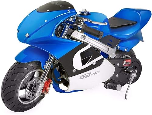 Miniatura 2 de XtremepowerUS Mini motocicleta prémium de bolsillo a gasolina de 40 cc, con motor de 4 tiempos para niños, con asiento acolchado aprobada por la EPA