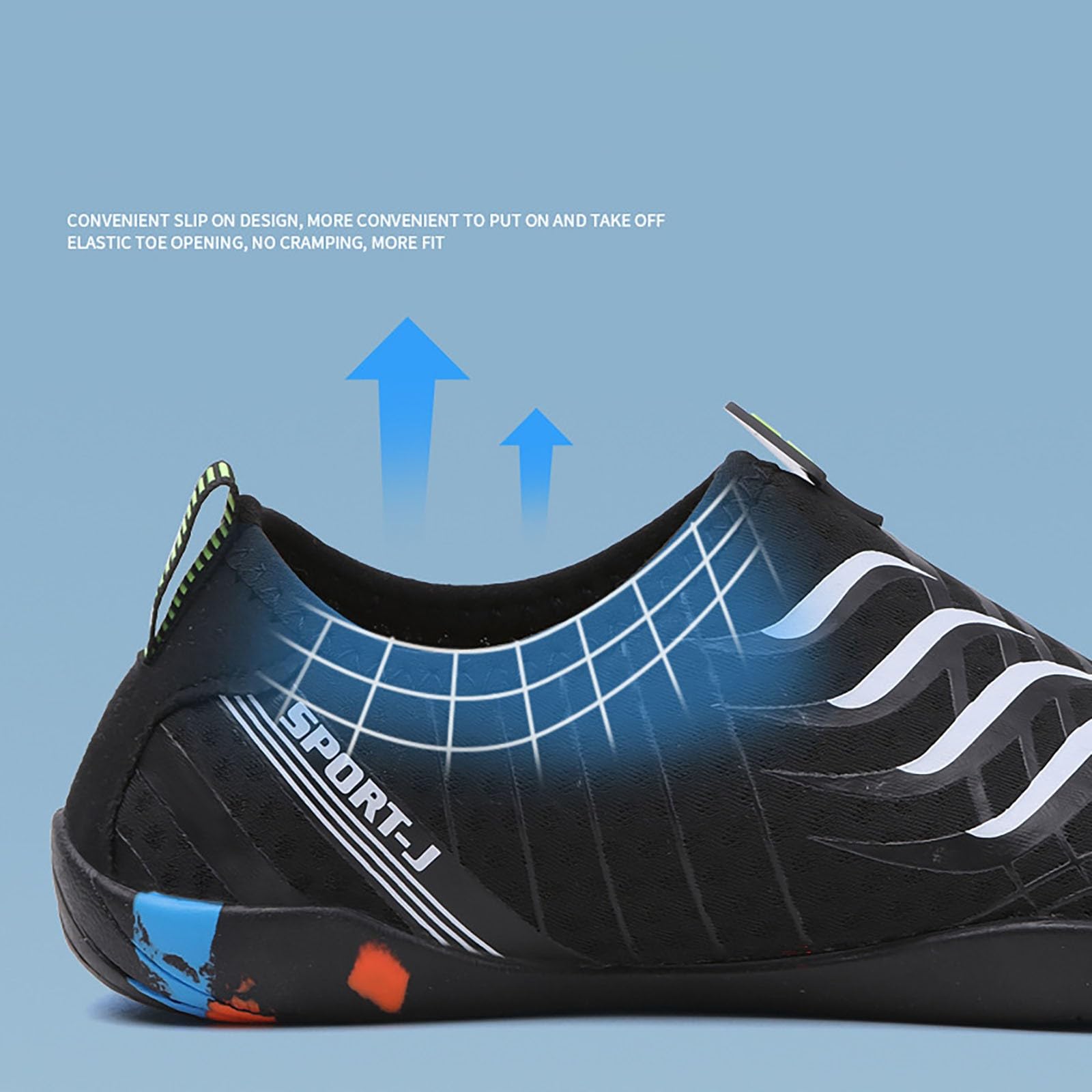 Pantuflas para hombre, cómodas sandalias casuales para hombres y mujeres, playa, caminar, gimnasio, suela deportiva, rayas ligeras, estampado de letras, calzado de moda para atuendo con pantalones