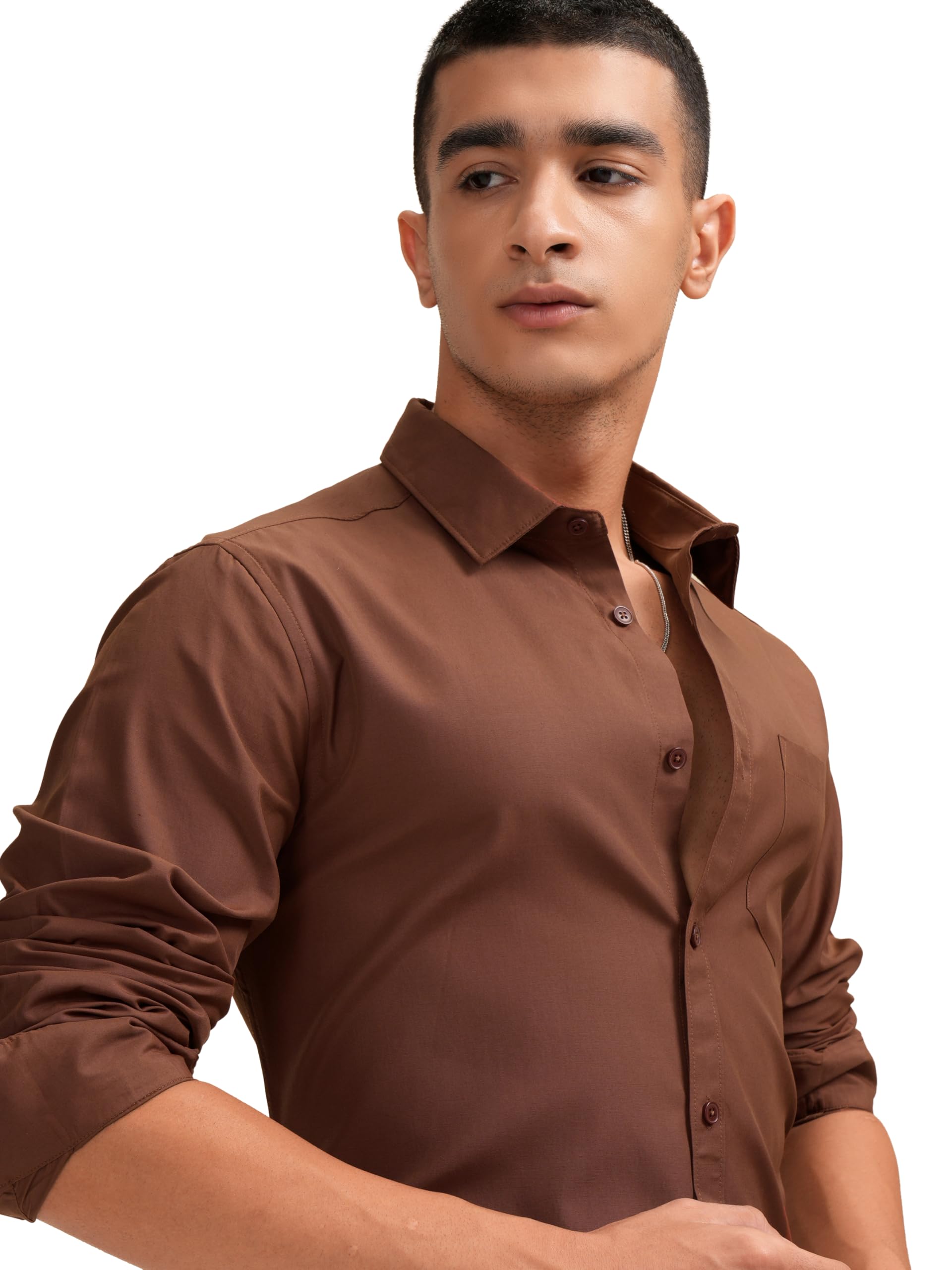 Men's Solid Slim Fit Shirt
