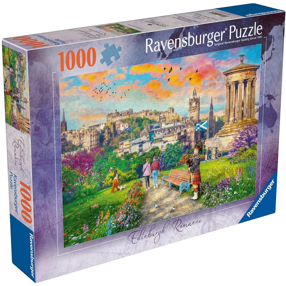 Ravensburger Edinburgh Romance 1000 Piece Jigsaw Puzzles for Adults and Kids Age 12 Years Up, Multicolor
