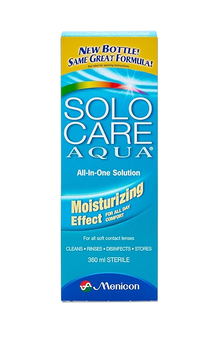 Solocare Aqua 全能隐形眼镜清洗液 360毫升