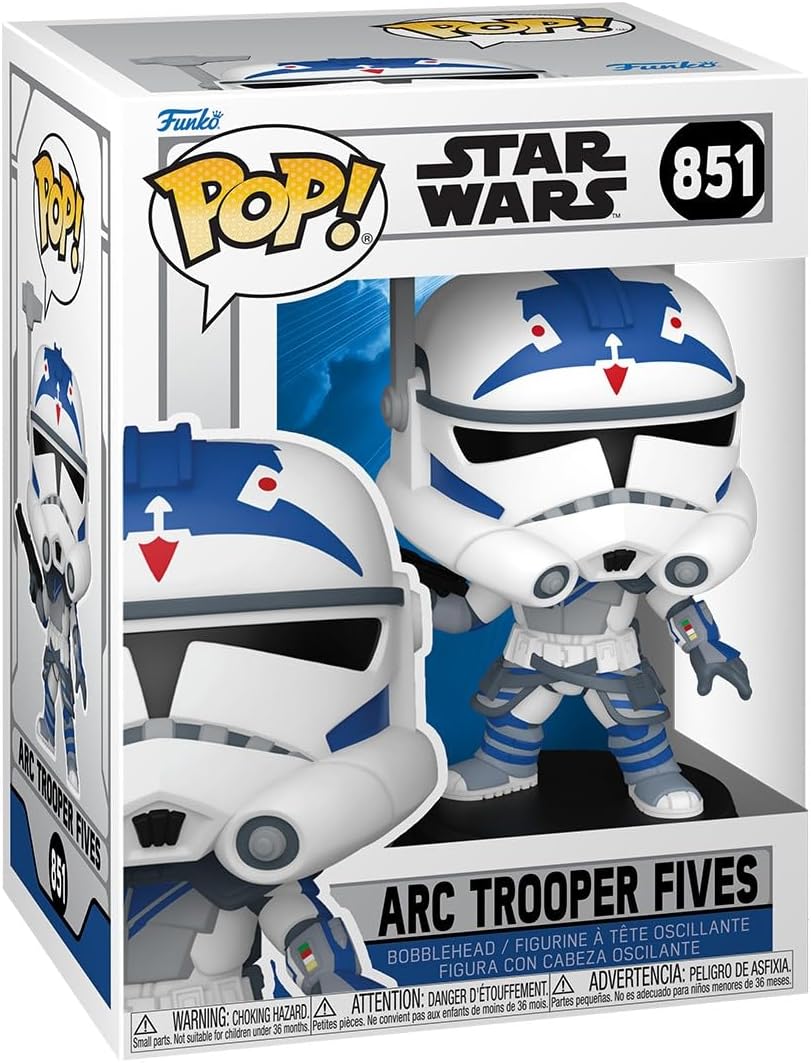 POP! Star Wars: Fives ARC2 | Official Merch - Collectable Vinyl Figurine for Shelf Display - Birthday Gift Idea for Fans and Collectors