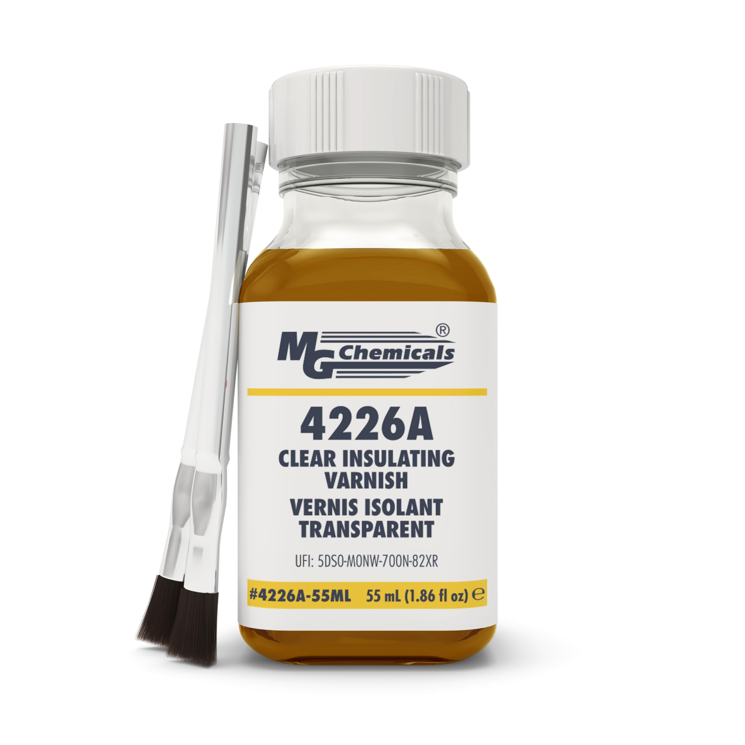 MG Chemicals 4226A Clear Insulating Varnish, 55 ml Liquid Bottle