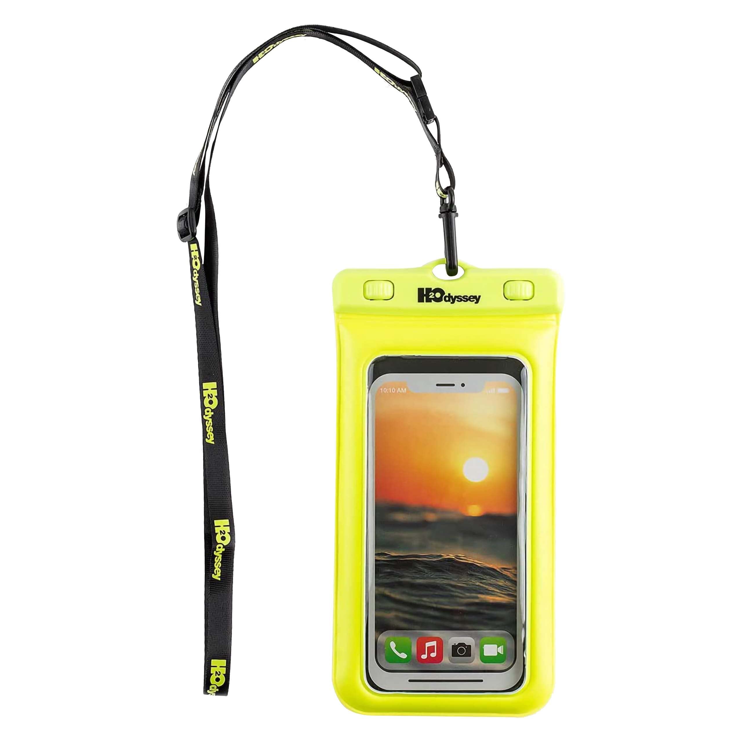 Amazon.com: H2ODYSSEY Waterproof Phone Case and Lanyard - Excellent  Waterproof Protection - Floats in The Water -Lanyard for Beach Kayak Travel  - Universal Size - Yellow : Cell Phones & Accessories