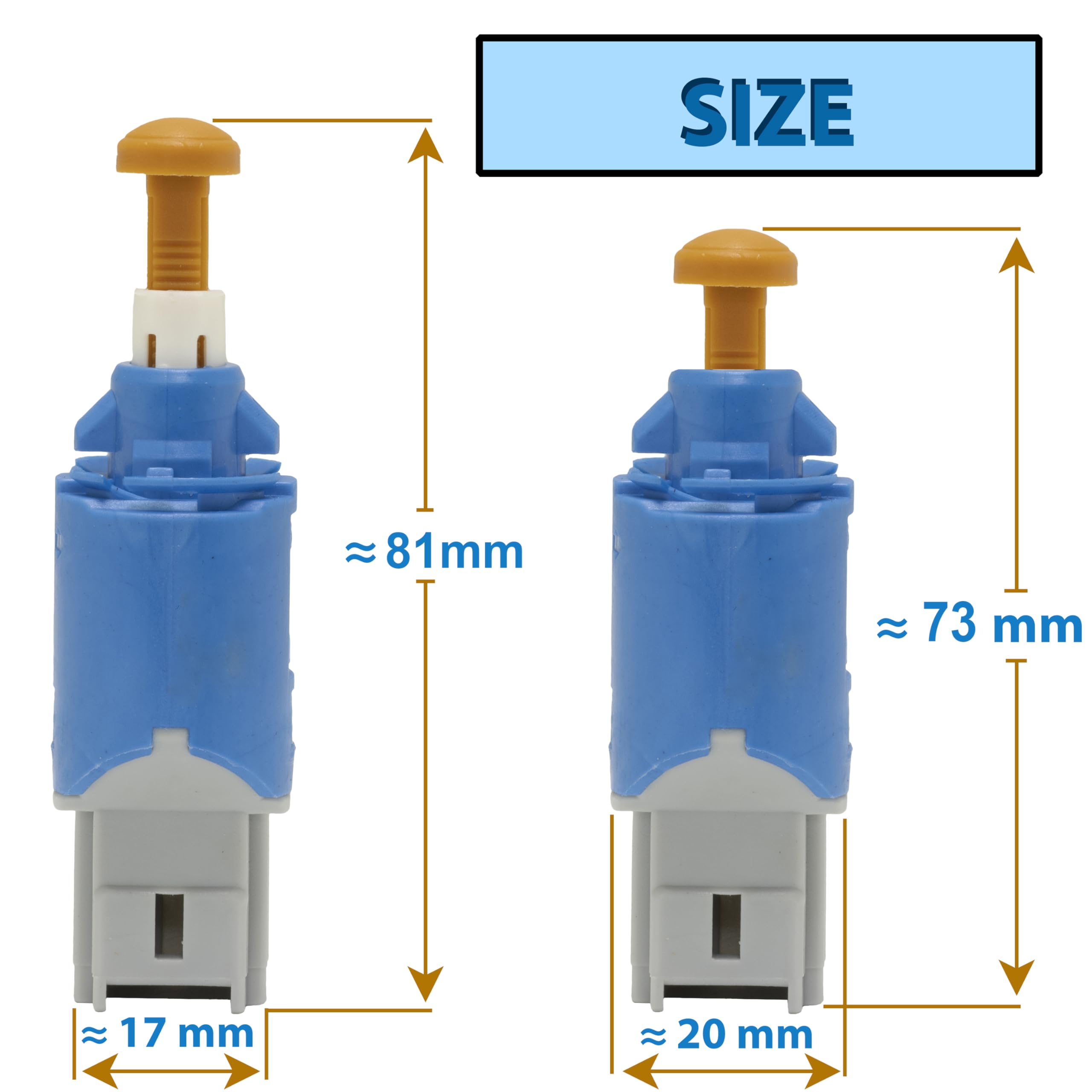 AERZETIX - C65400 - Clutch actuator (speed controller) - pole: 2 
