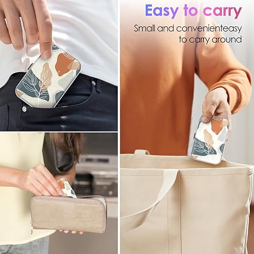 Miniatura 6 de Estuche portátil de hilo dental, fácil de almacenar púas de hilo dental de varios tamaños, dispensador de hilo dental portátil es perfecto para