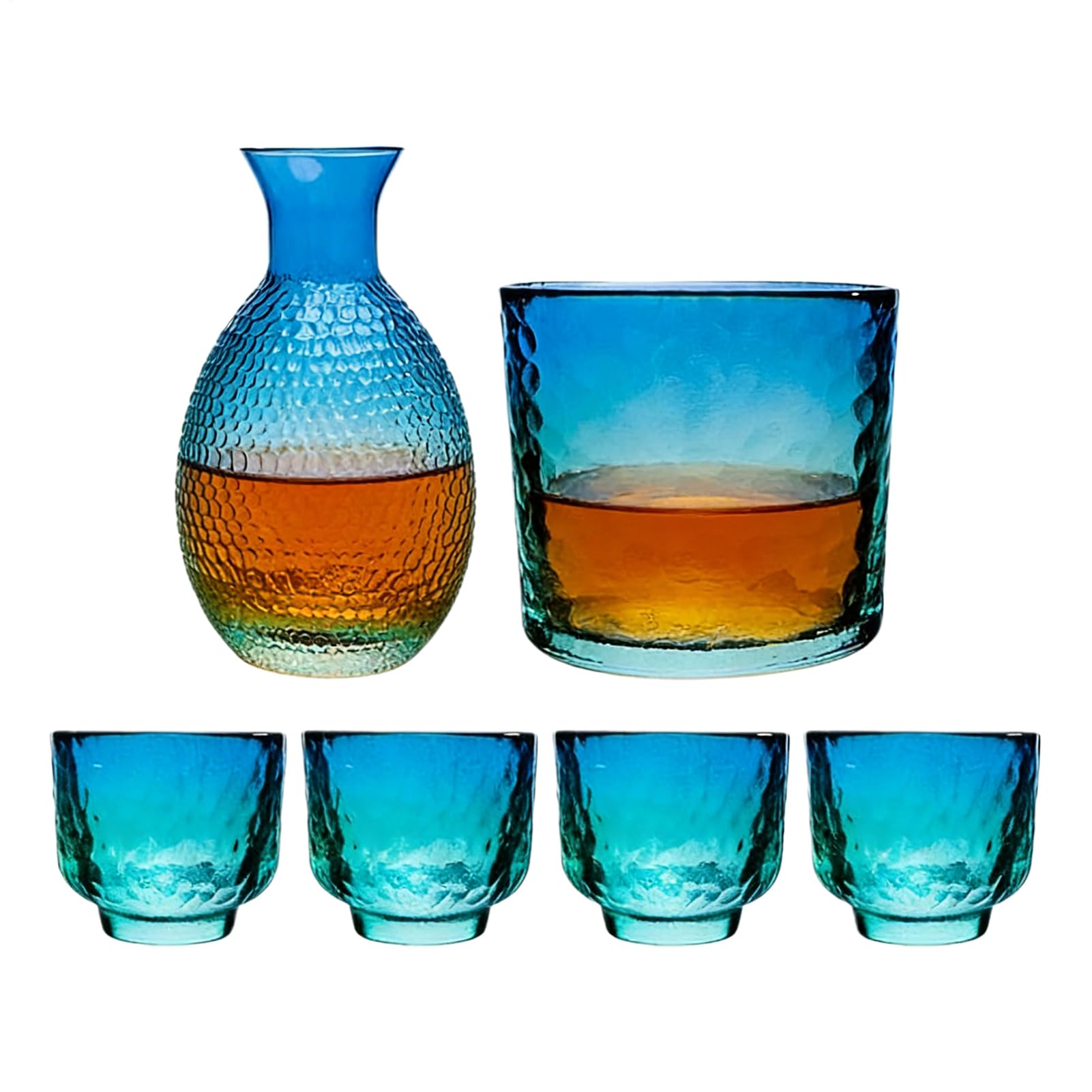 Ensemble De Tasses À Saké Verres À Boire En Verre Du Japon