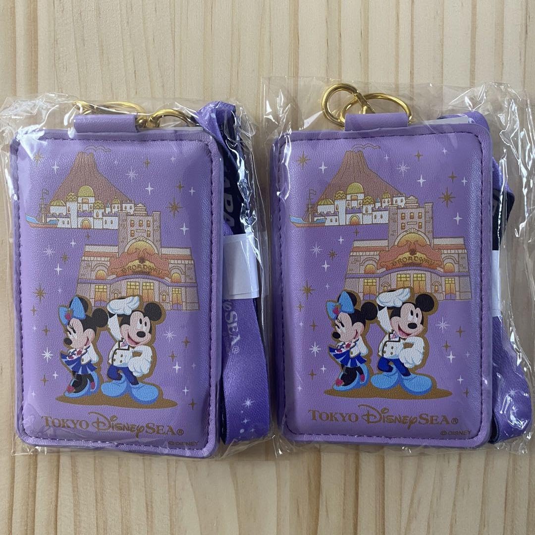 JALオリジナル 東京ディズニーリゾートネックストラップ付きパスケース