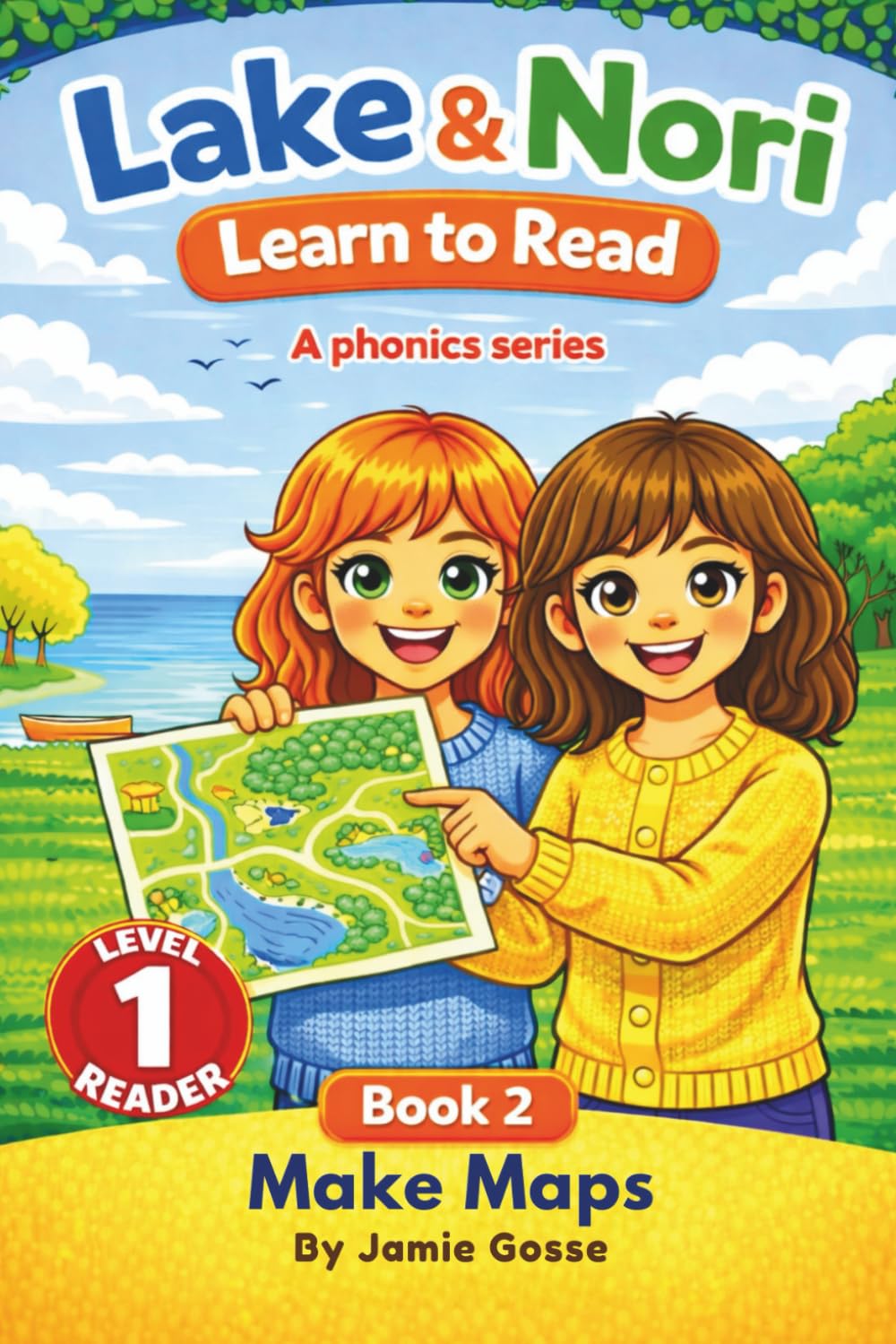 Lake & Nori Learn to Read: Make Maps Phonics Series Book 2 – Early Reader for Preschool, Kindergarten & Beginning Readers. Teach children how to read. ... kids how to read with Phonics Series Book 2